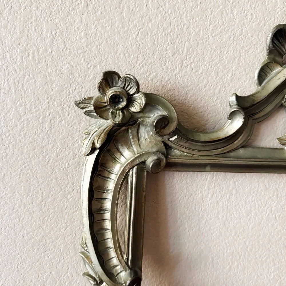 Vintage Italian Florentine Wall Mirror Frame w/ Original Backing No Mirror